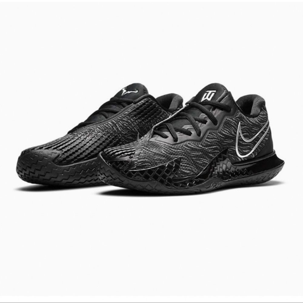 📦 RARE Nike Rafa x Tiger Air Zoom Vapor Cage 4 Hard Court Tennis Shoes CD0424